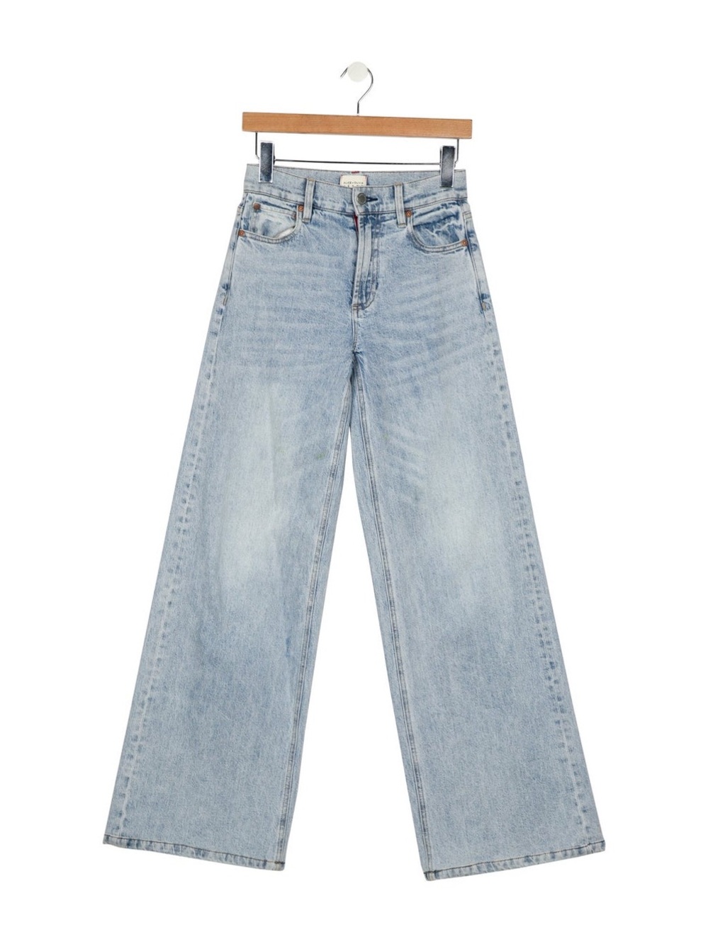 Alice + Olivia Mid-Rise Wide Leg Jeans | Size 25